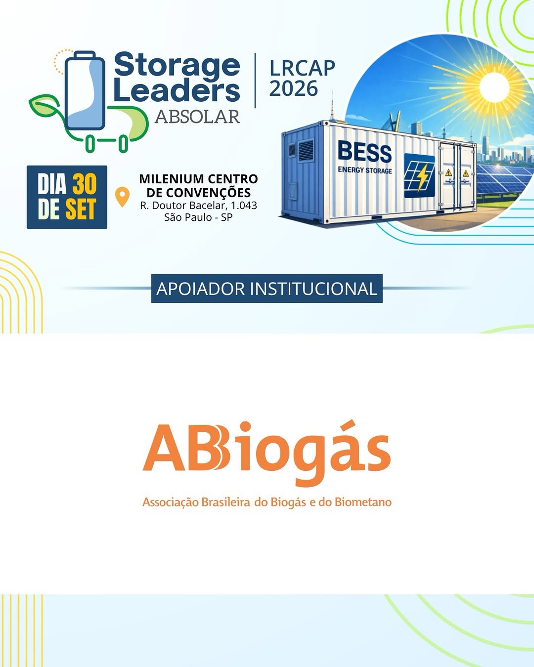 Post de ABiogás - Associação Brasileira do Biogás