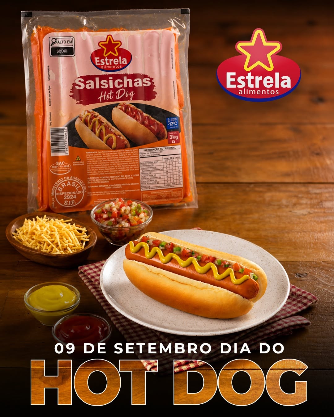 Post de Alimentos Estrela
