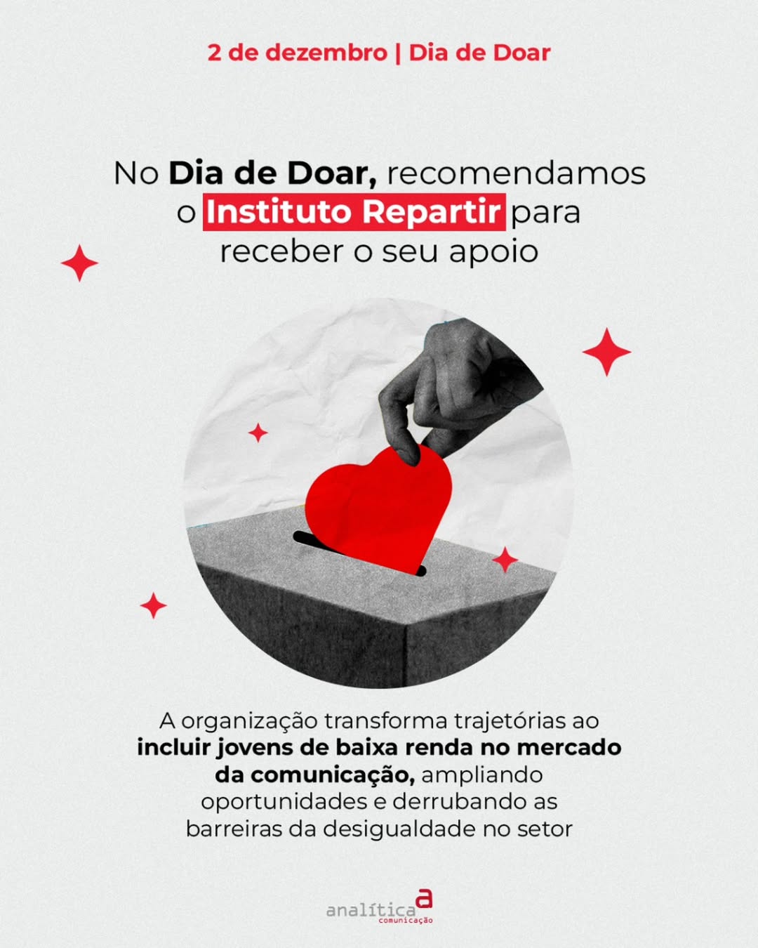 Post de Analítica Comunicação
