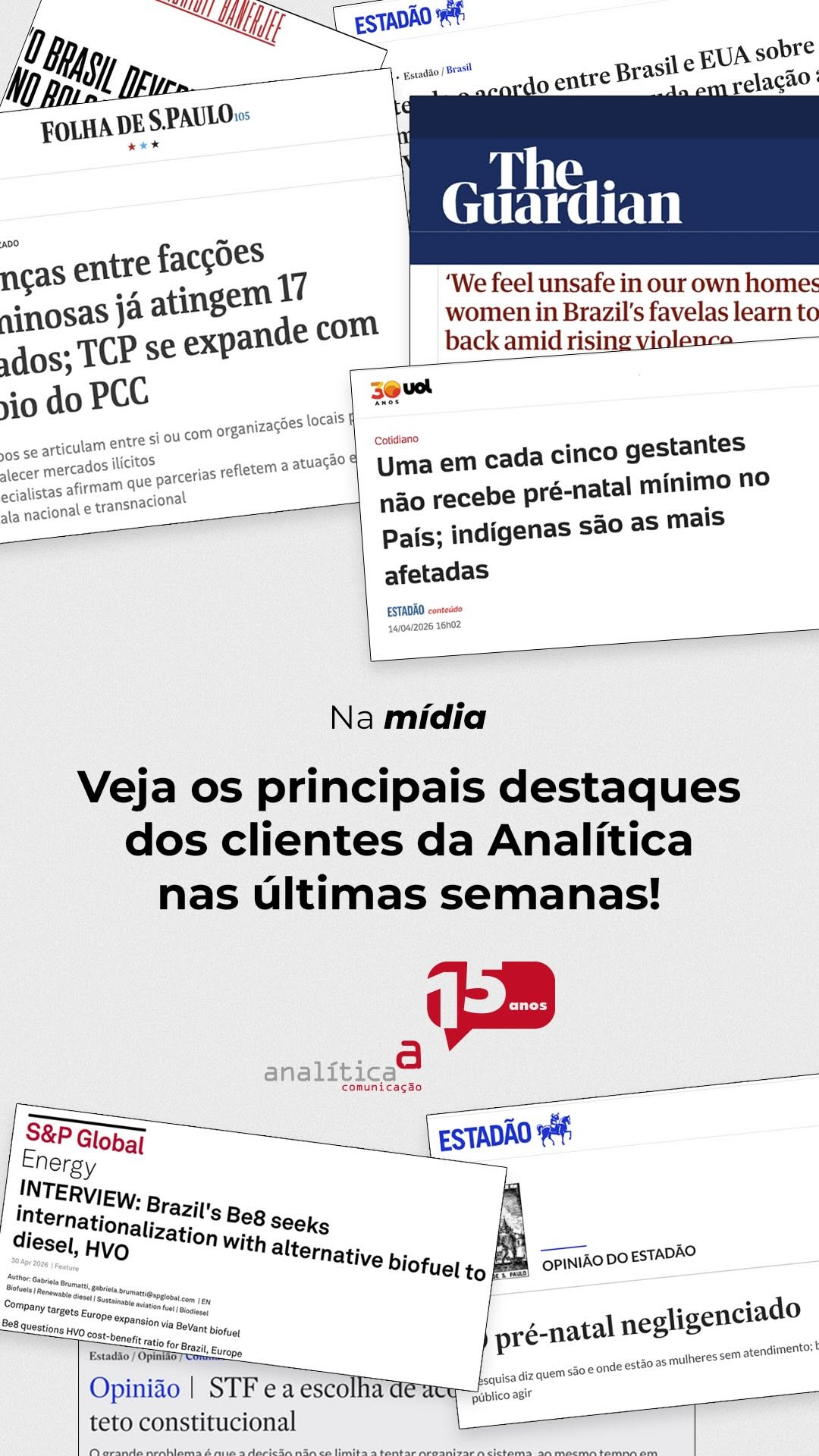Post de Analítica Comunicação