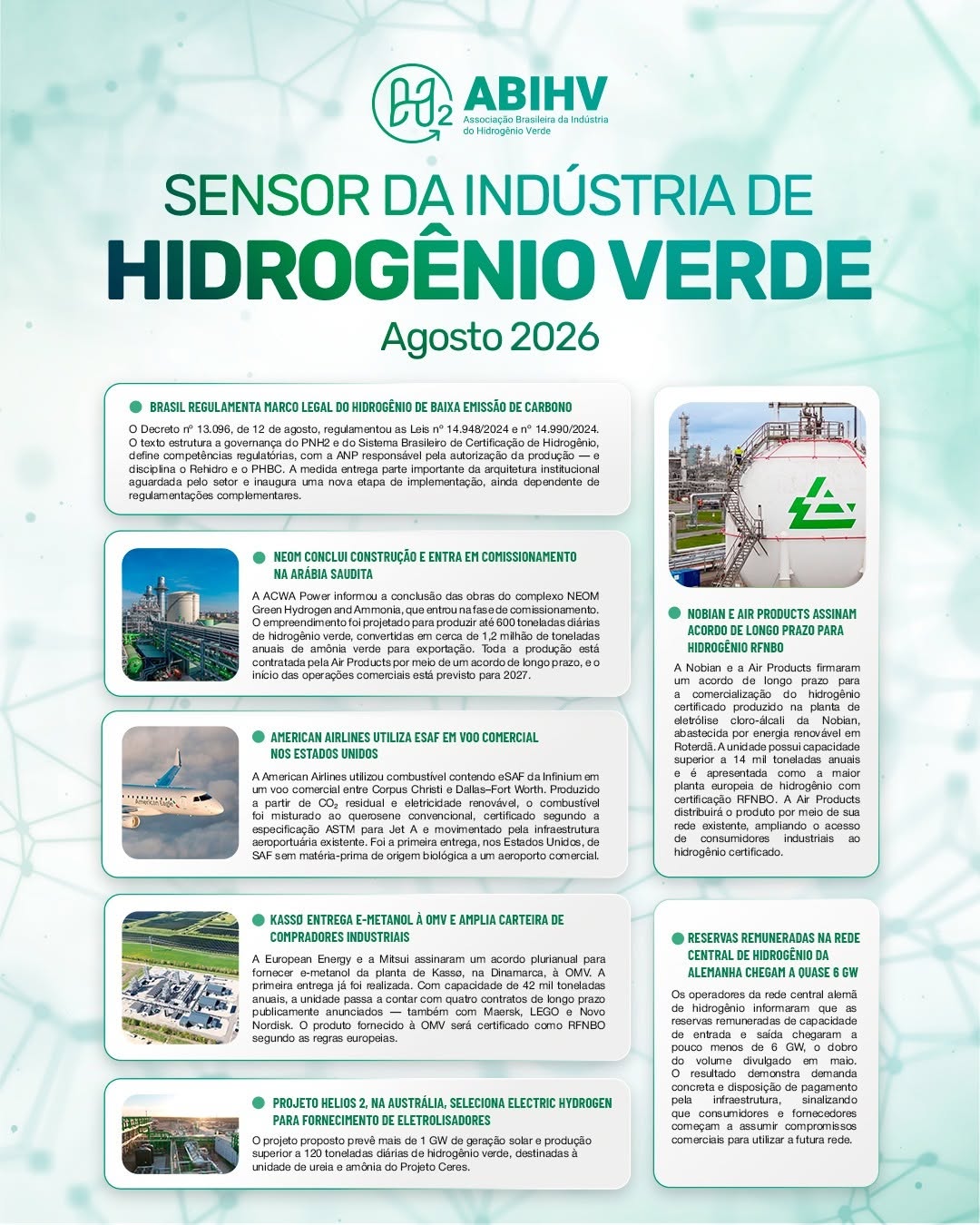 Post de Associação Brasileira do Hidrogênio Verde