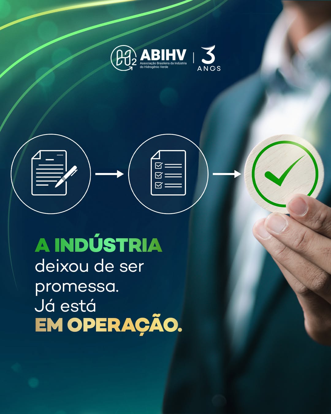 Post de Associação Brasileira do Hidrogênio Verde