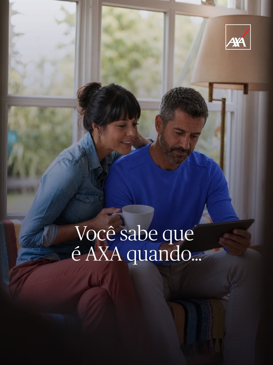 Post de AXA no Brasil