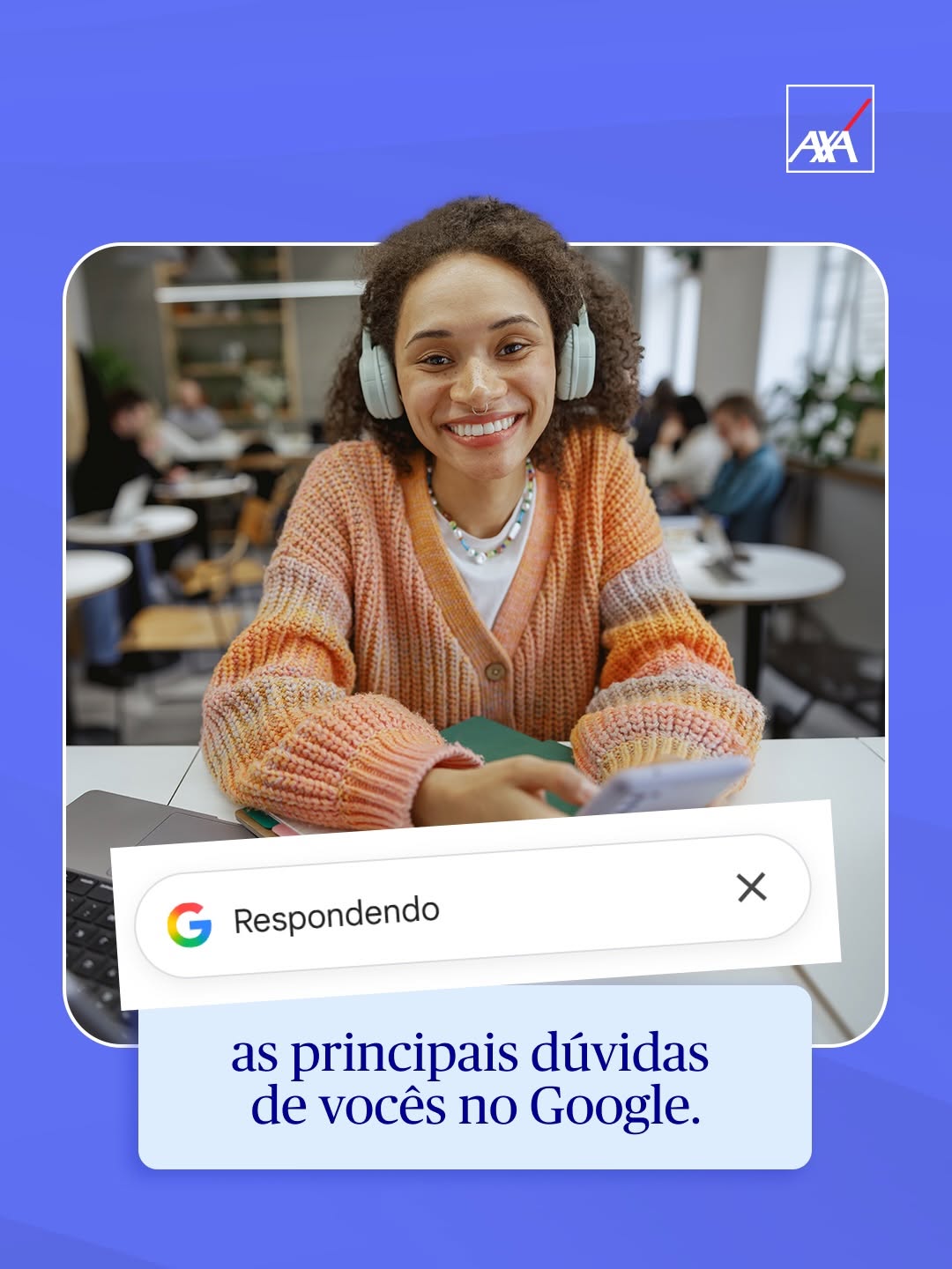 Post de AXA no Brasil