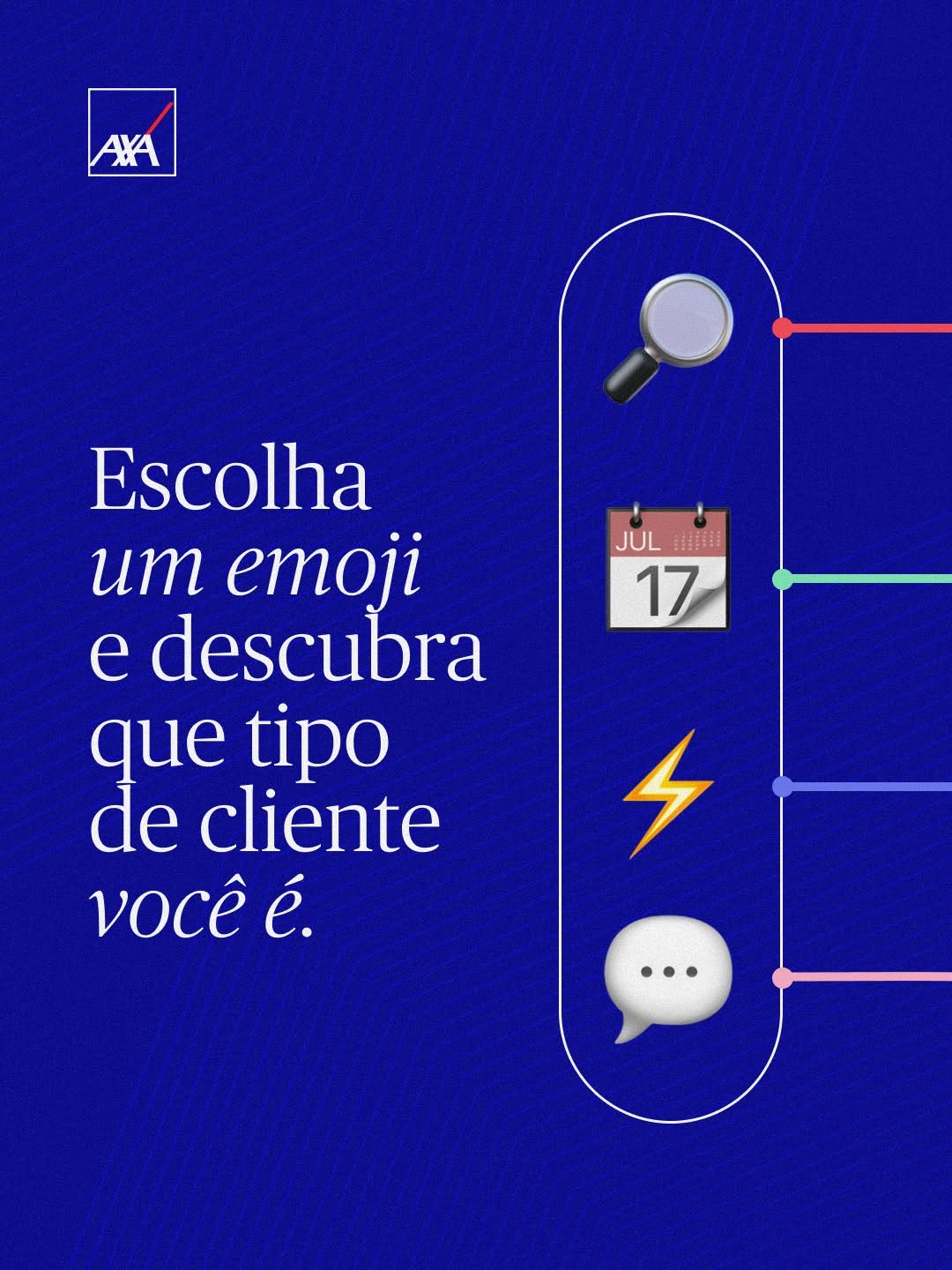 Post de AXA no Brasil