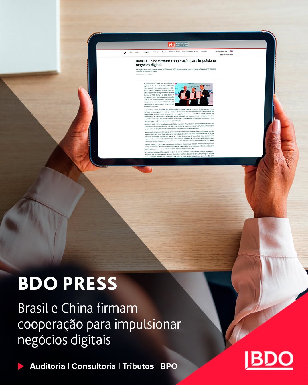 Post de BDO Brazil