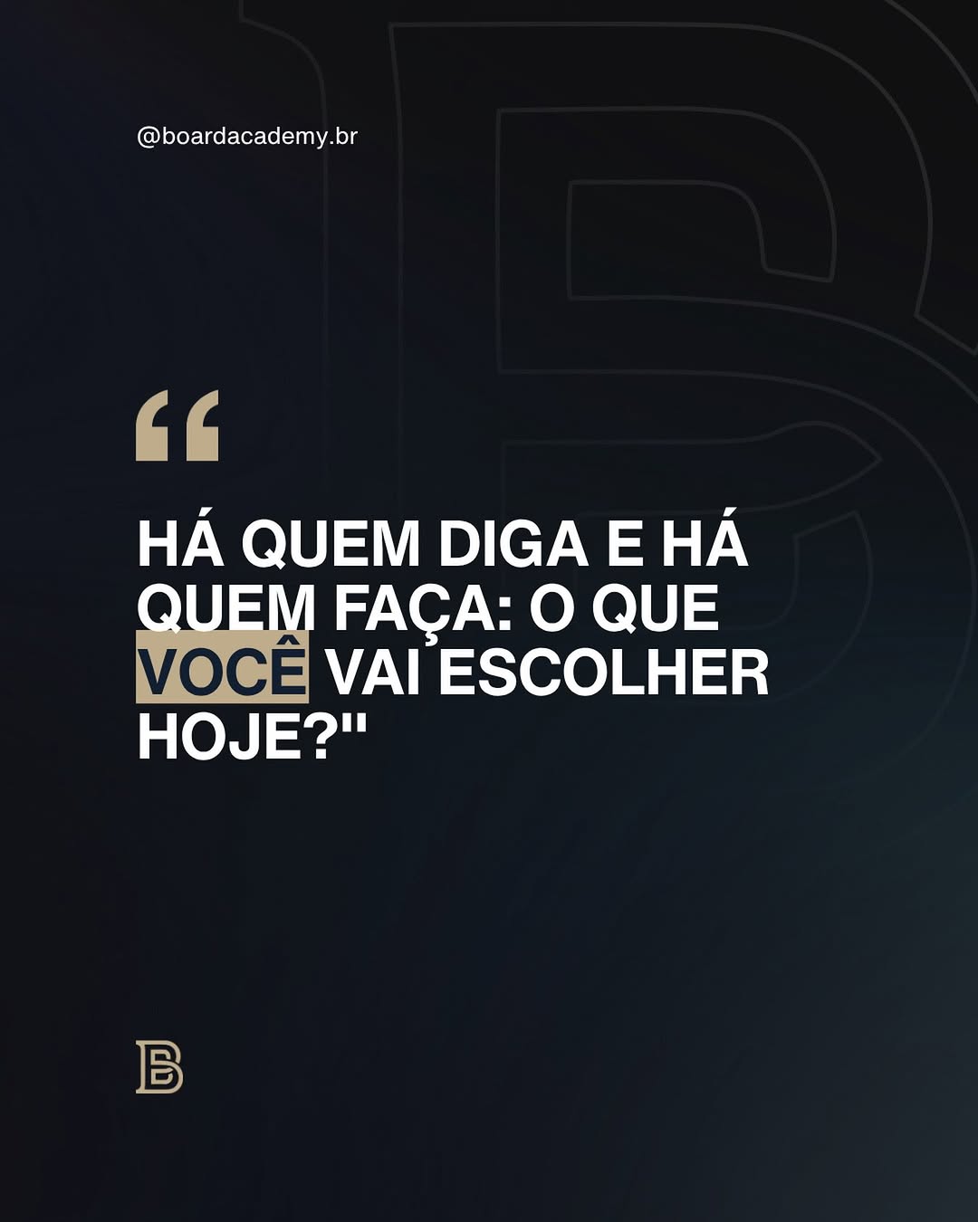 Post de Board Academy Br
