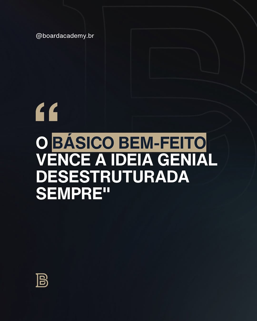 Post de Board Academy Br