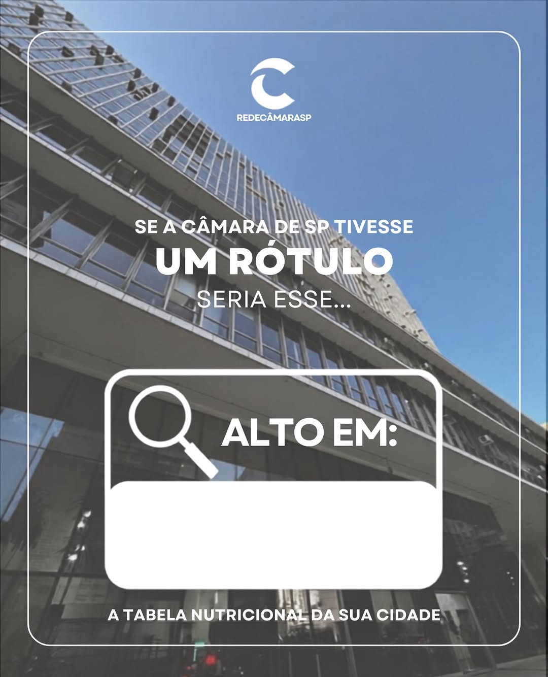 Post de Câmara Municipal de São Paulo Oficial