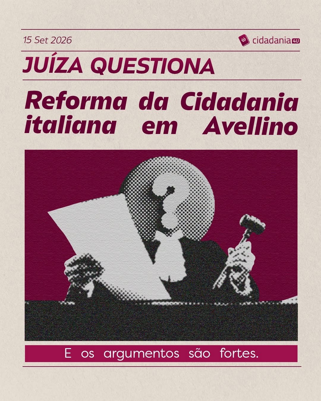 Post de Cidadania 4u