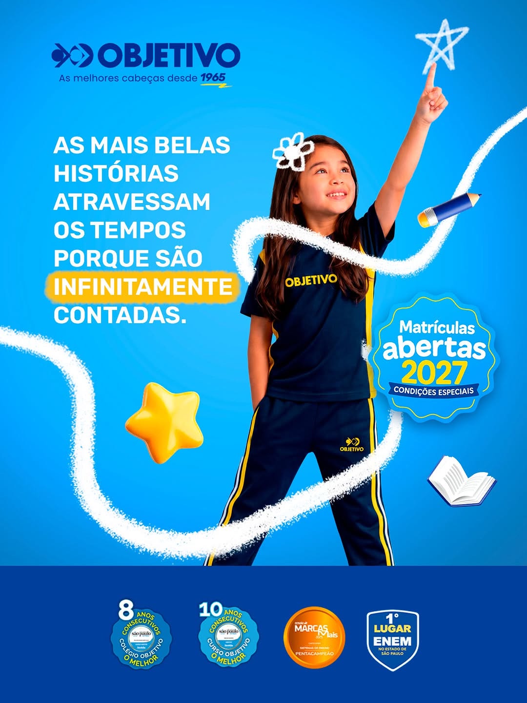 Post de Colégio e Curso Objetivo