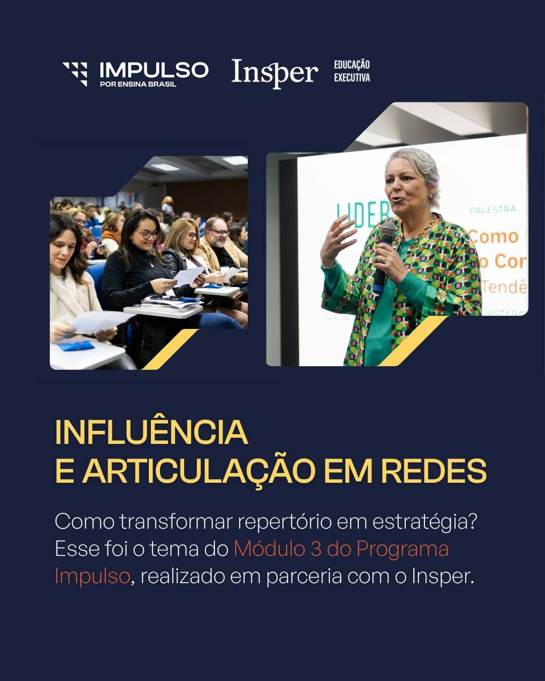 Post de Ensina Brasil