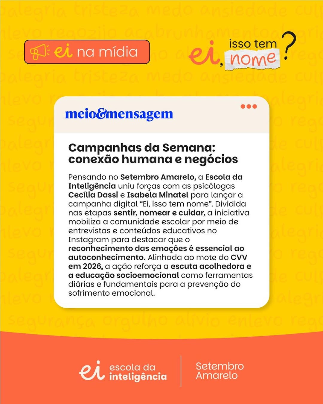 Post de Escola da Inteligência