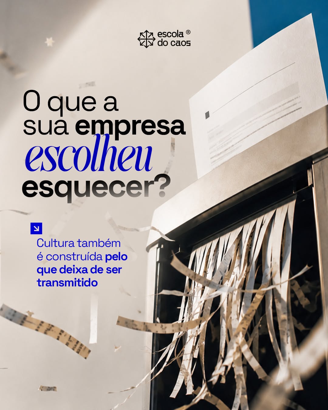 Post de Escola do Caos