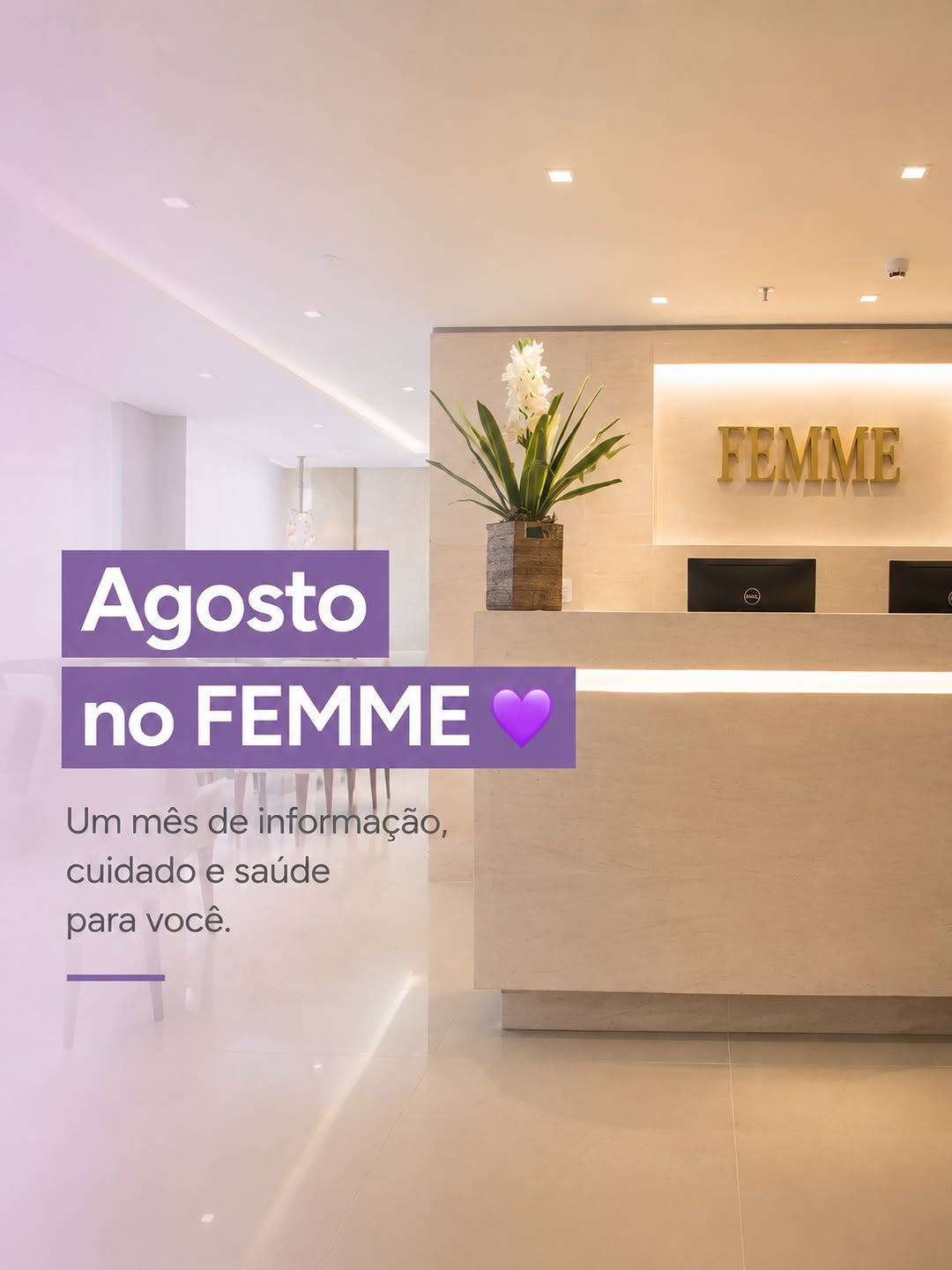 Post de FEMME - Laboratório da Mulher
