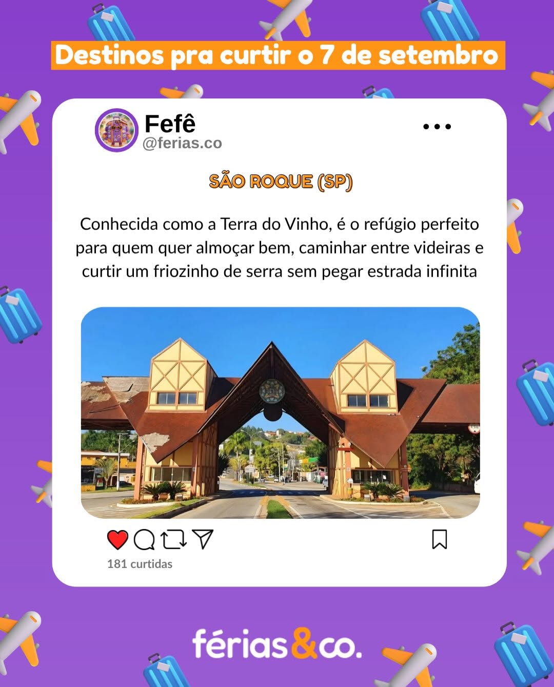 Post de Férias & Co.