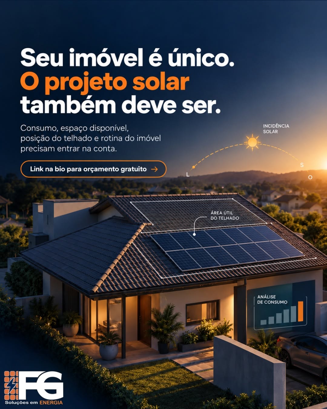 Post de FG Soluções em Energia
