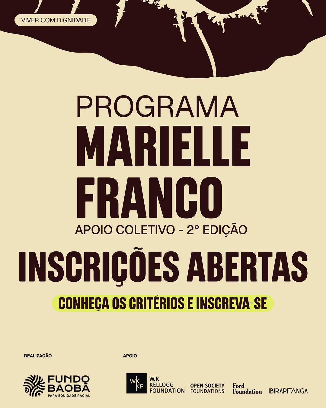 Post de Fundo Baobá para Equidade Racial