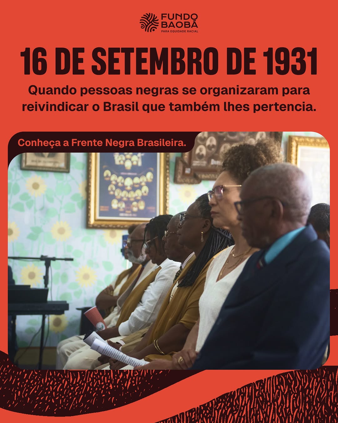 Post de Fundo Baobá para Equidade Racial