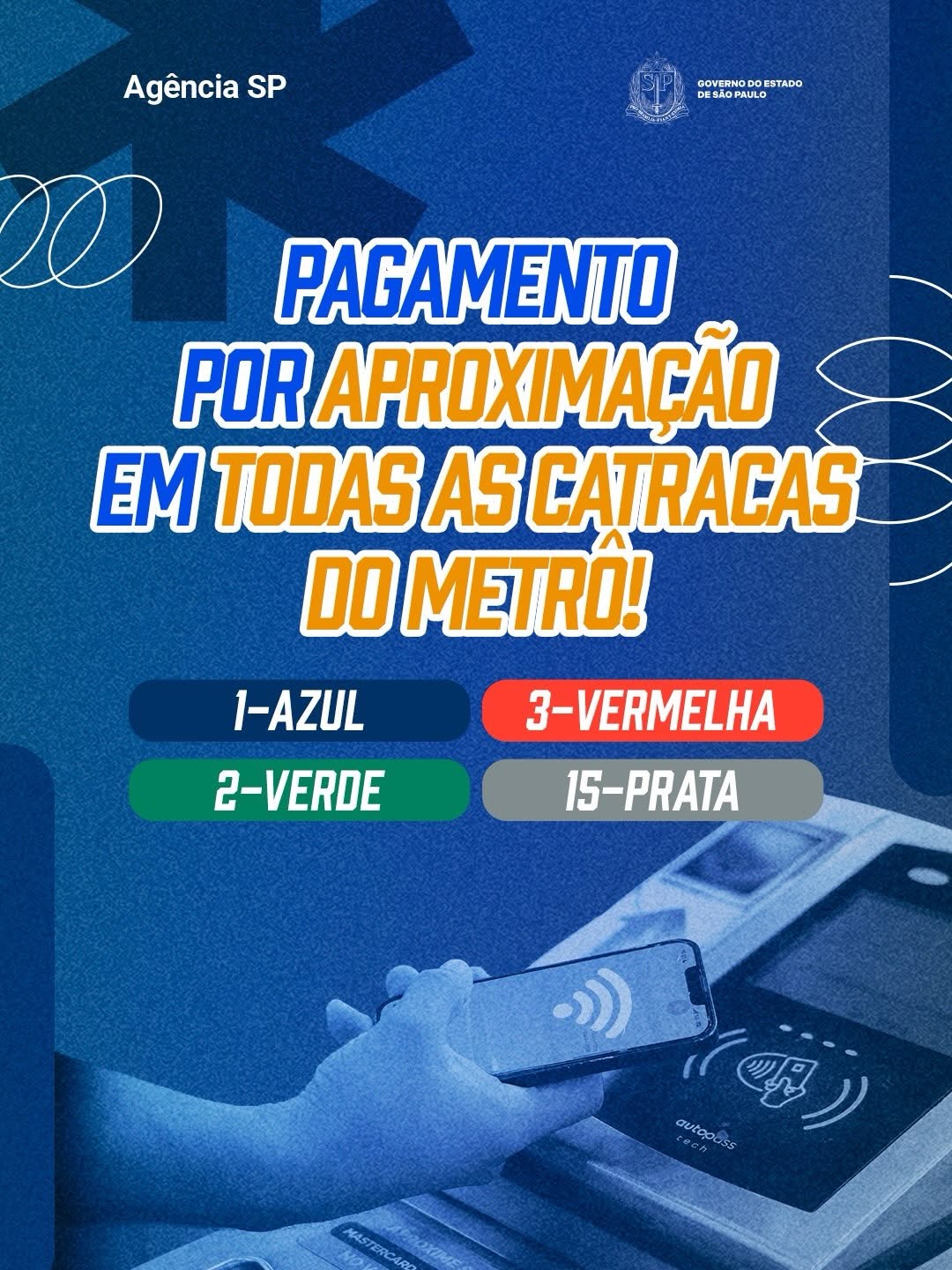 Post de Governo de São Paulo - Metrô