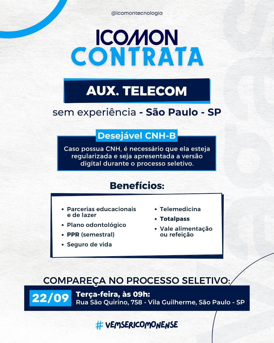Post de Icomon Tecnologia Ltda