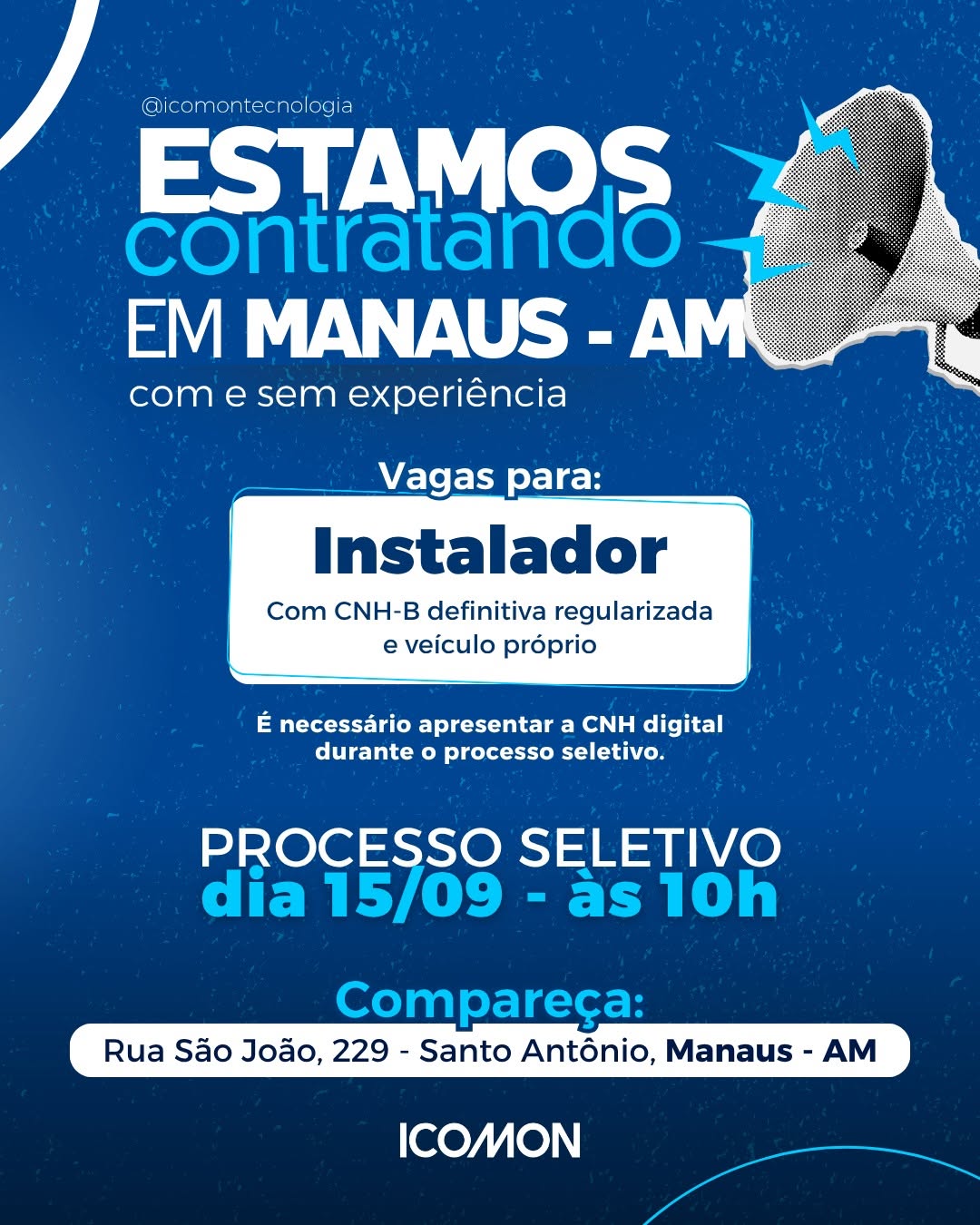 Post de Icomon Tecnologia Ltda