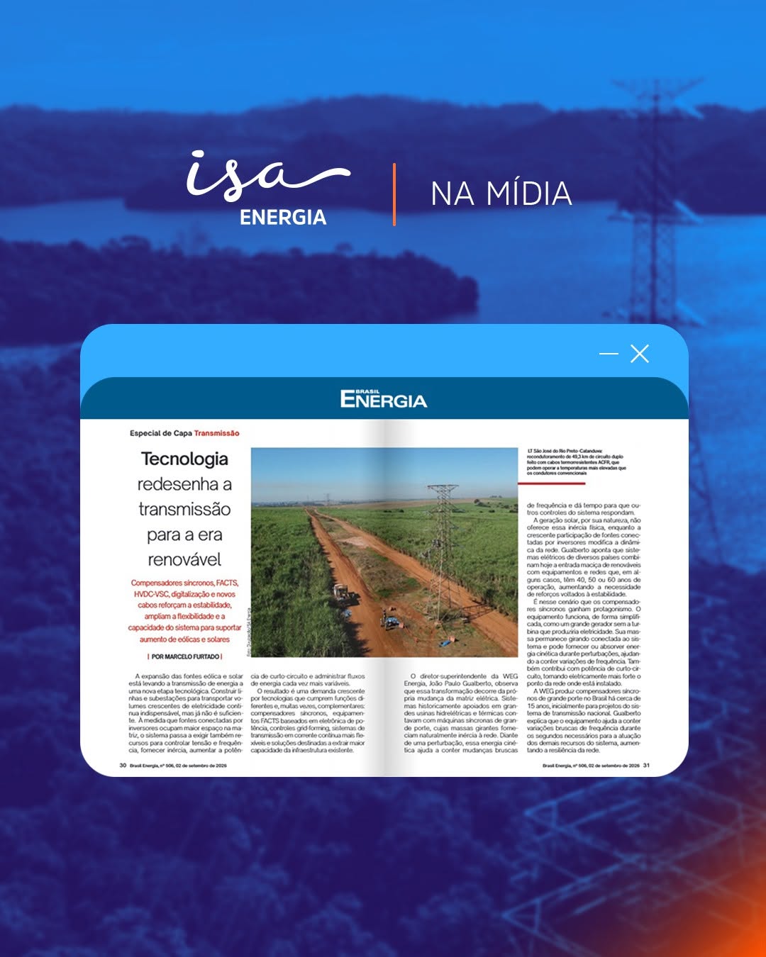 Post de ISA Energia Brasil