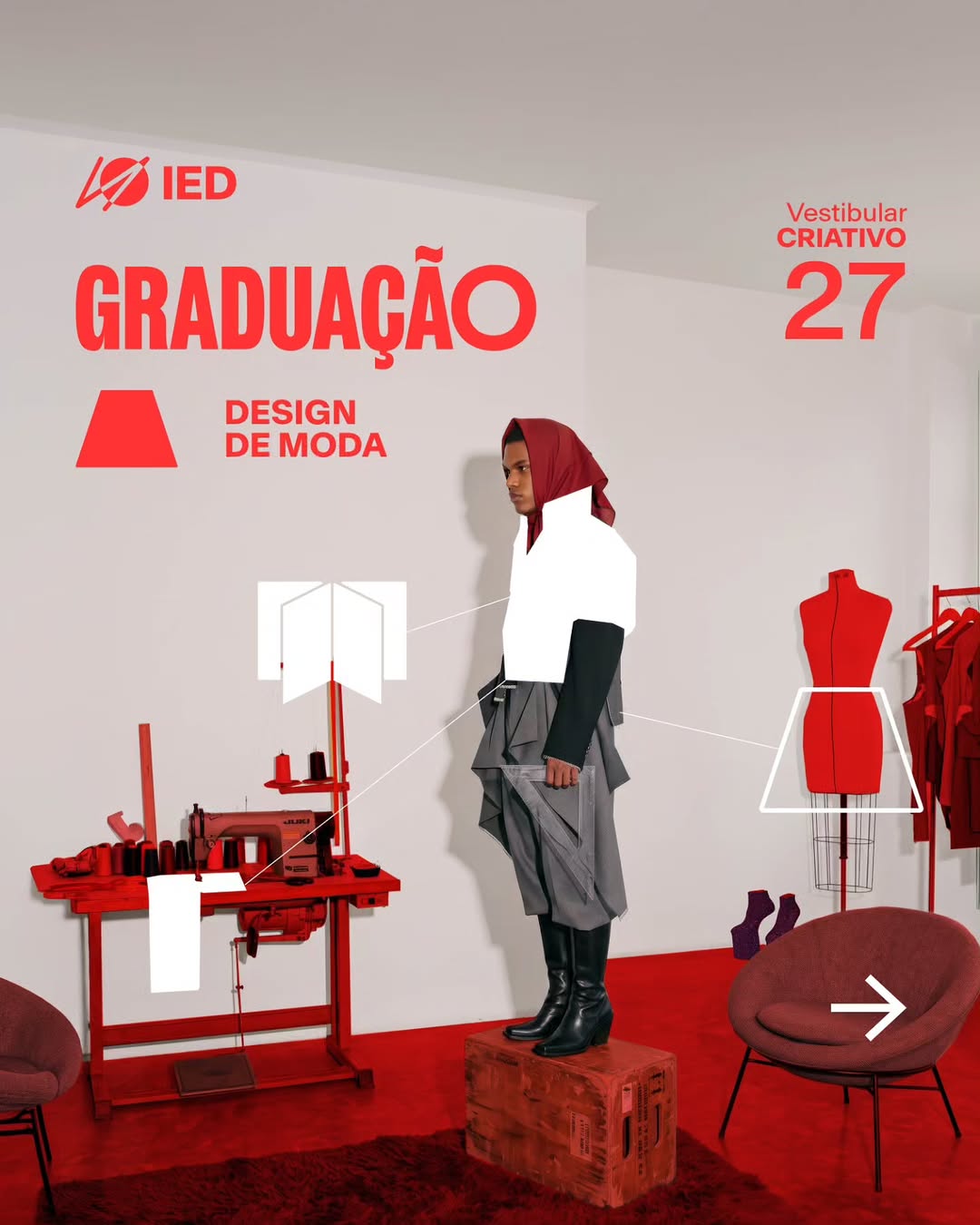 Post de Istituto Europeo di Design - IED São Paulo