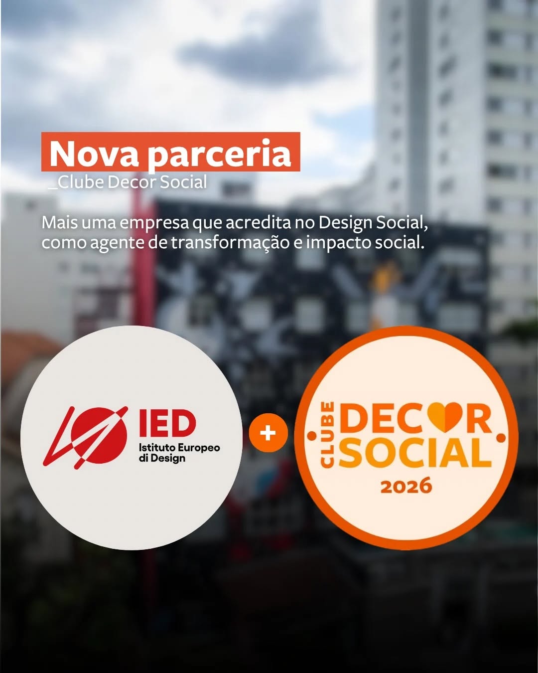 Post de Istituto Europeo di Design - IED São Paulo