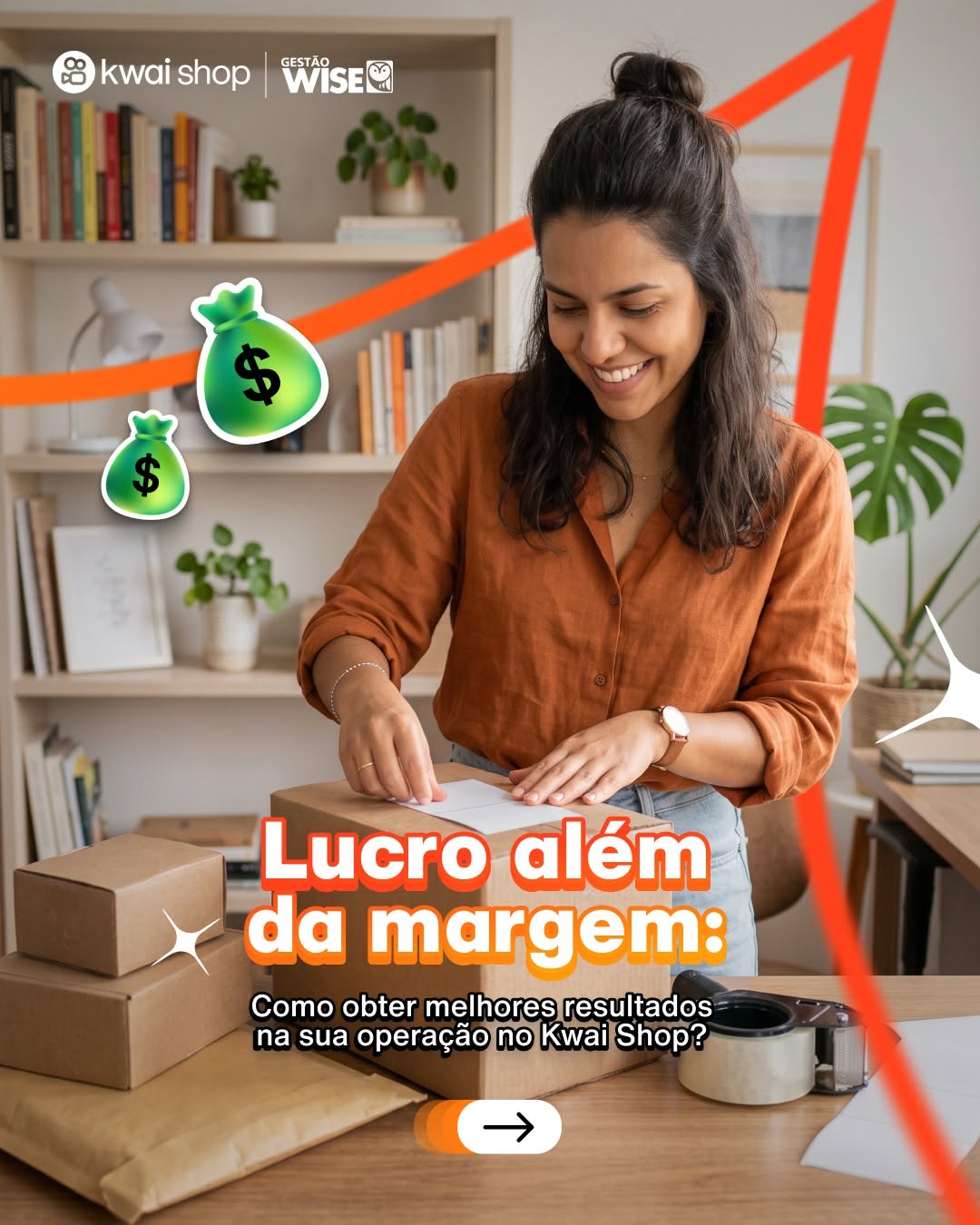 Post de Kwai Brasil