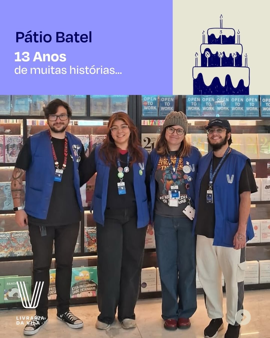 Post de Livraria da vila