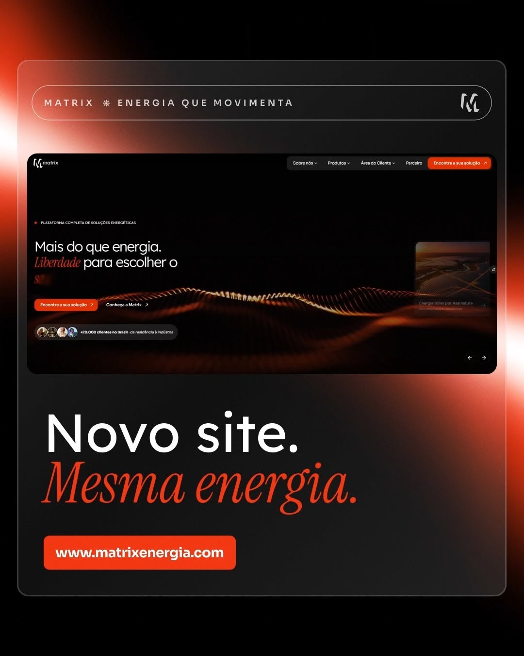 Post de Matrix Energia