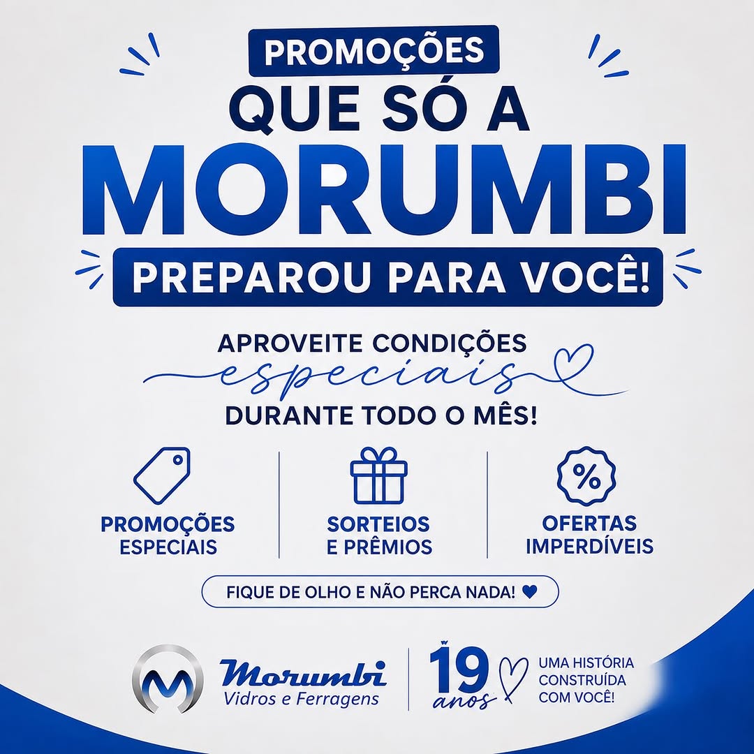Post de Morumbi Vidros e Ferragens