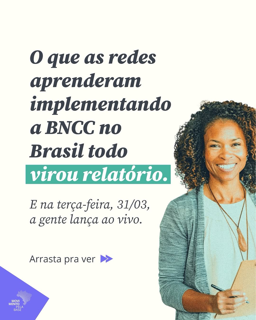 Post de Movimento pela Base