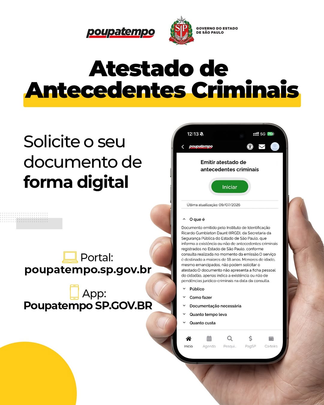 Post de Poupa Tempo
