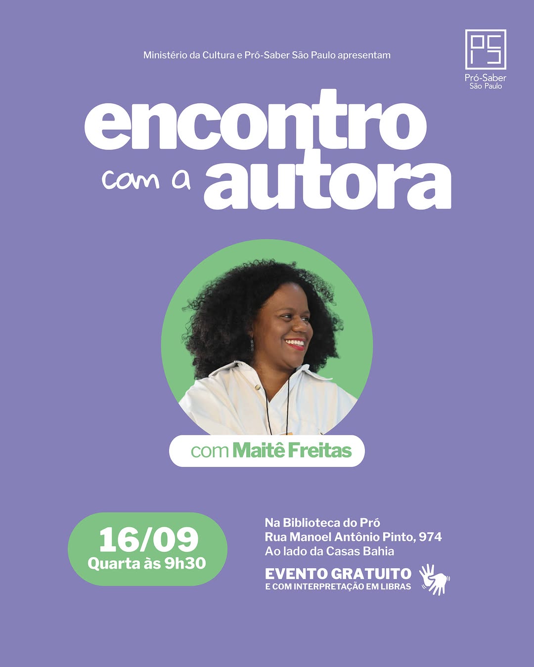 Post de Pró-Saber SP