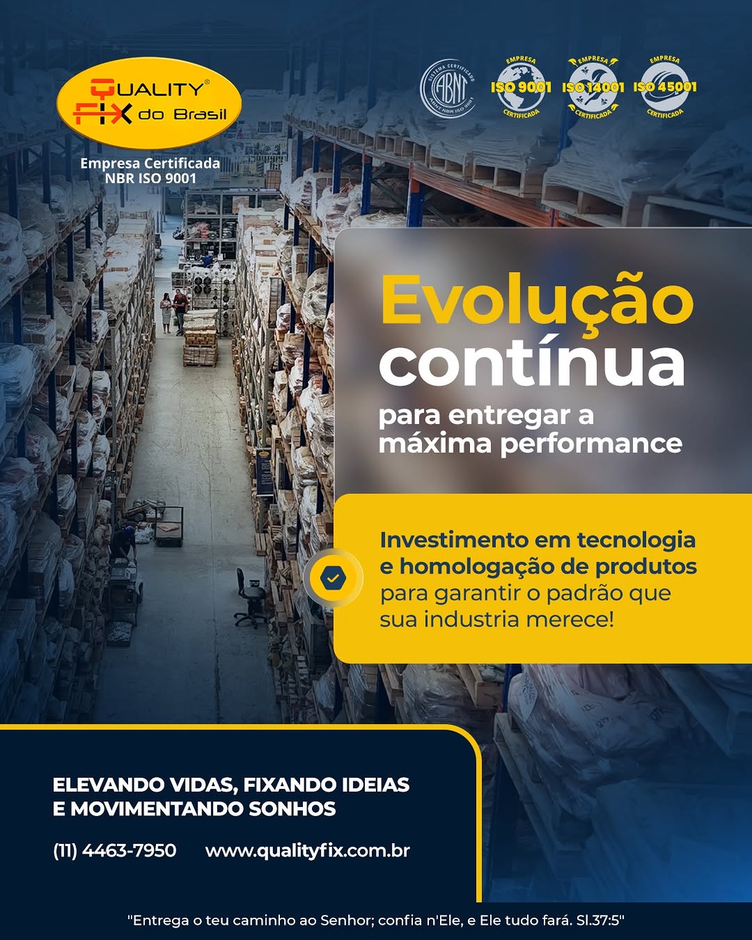 Post de Quality fix do brasil indústria, comércio, importação e exportação ltda.