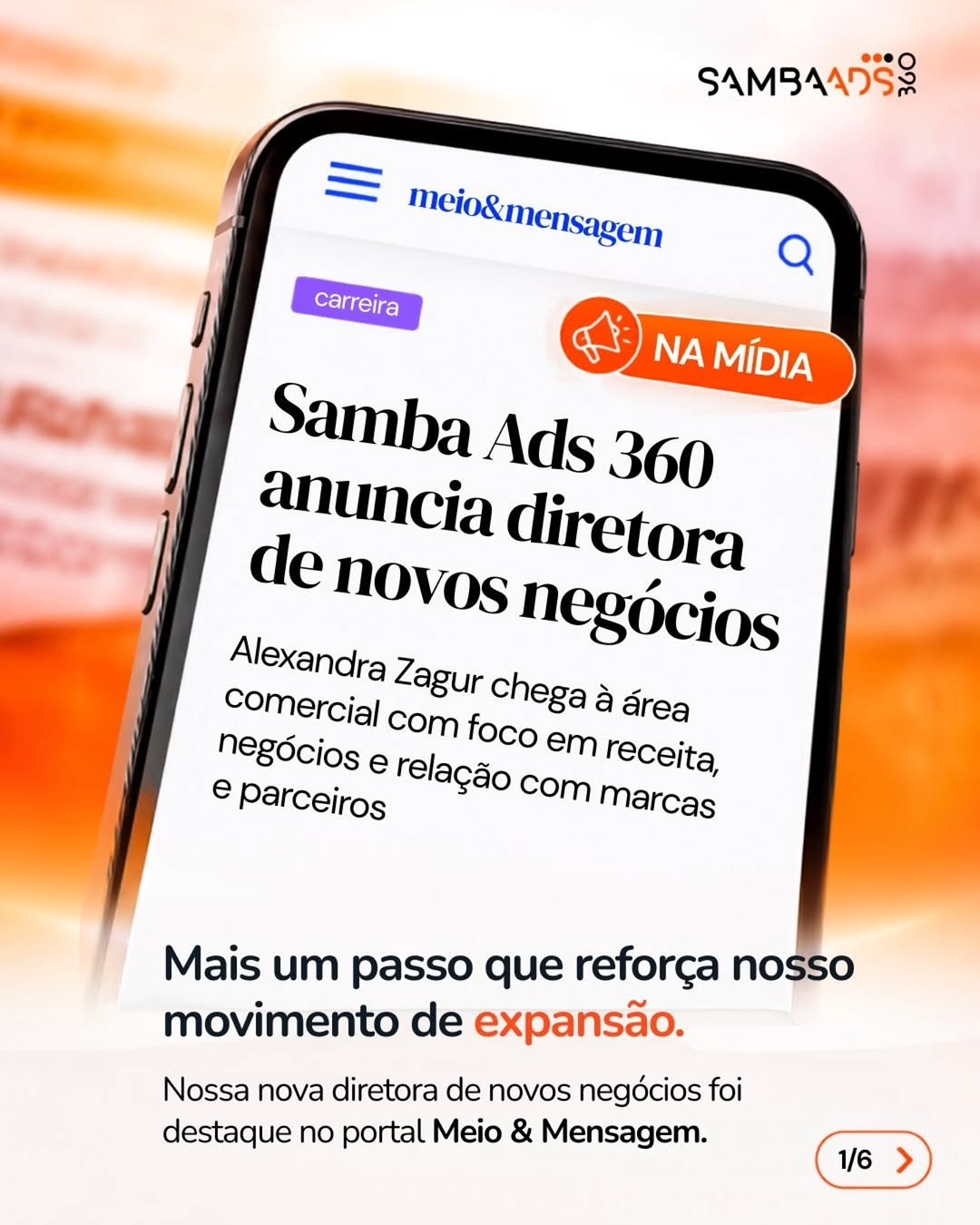 Post de Samba ads