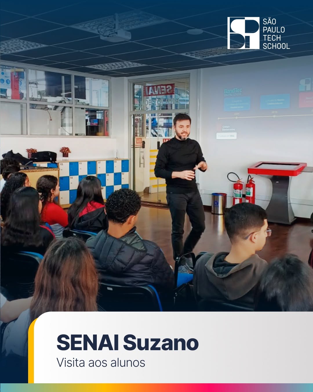 Post de São Paulo Tech School - SPTech