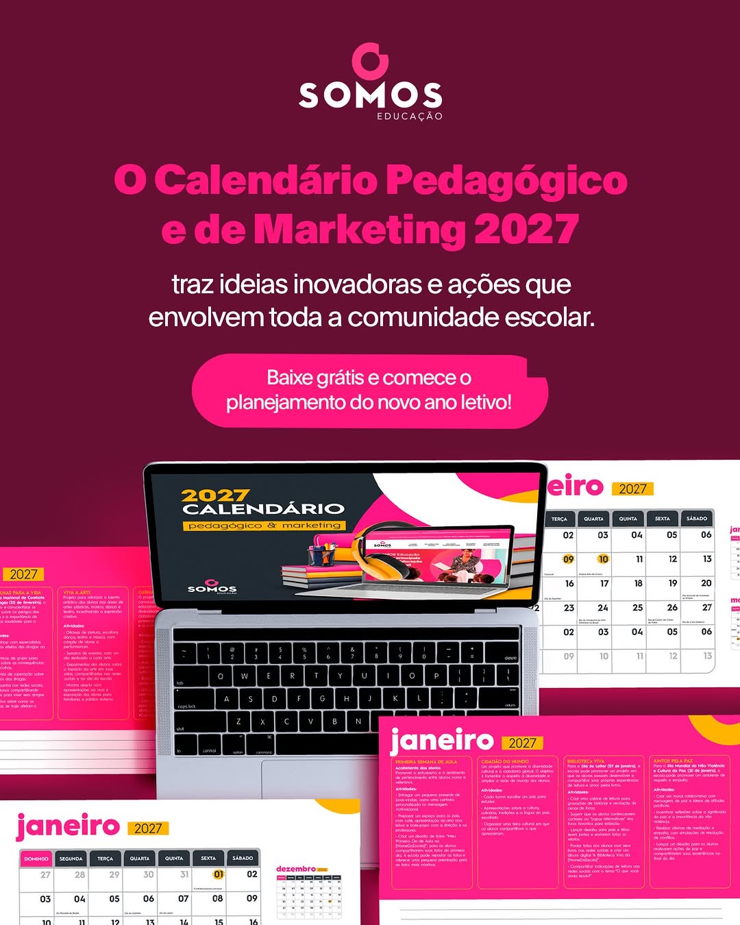 Post de Somos Educação