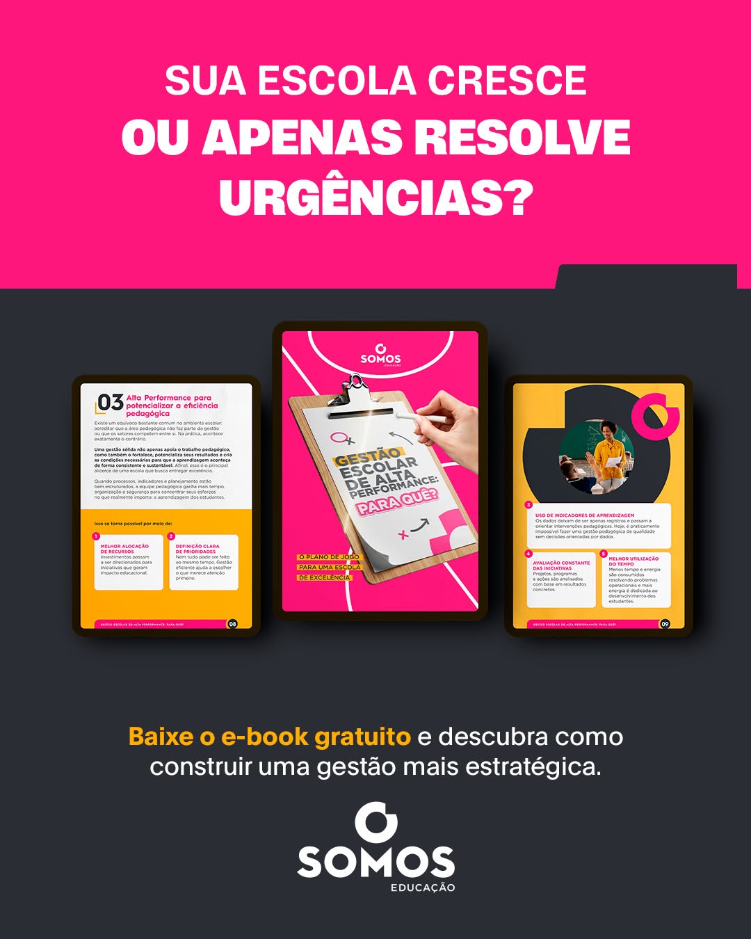 Post de Somos Educação