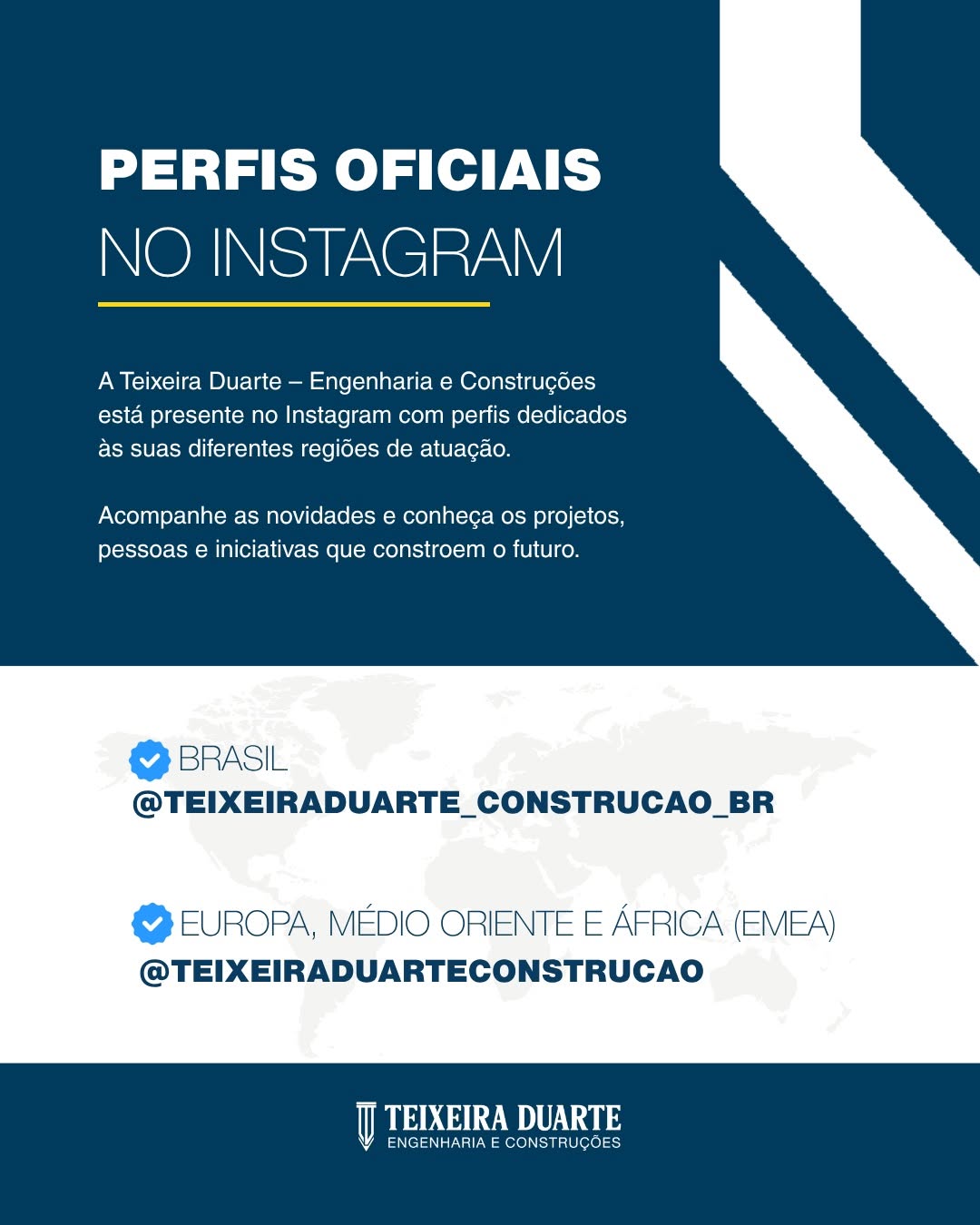 Post de Teixeira Duarte Engenharia e Construções - Brasil