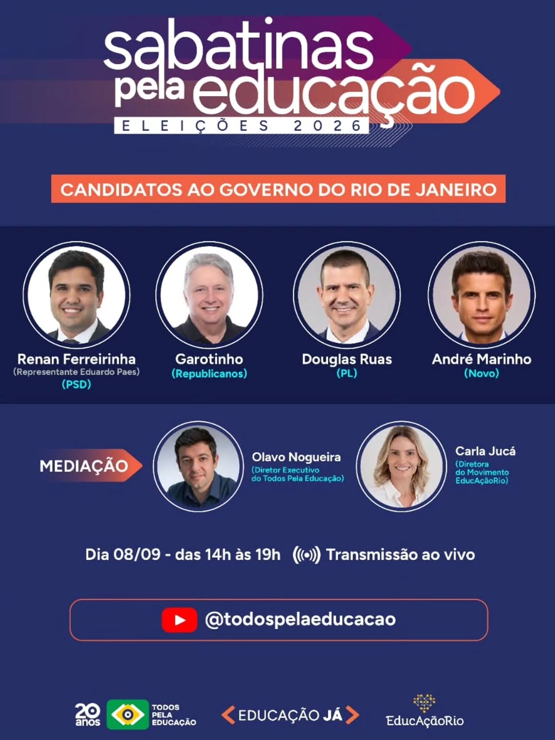 Post de Todos Pela Educação