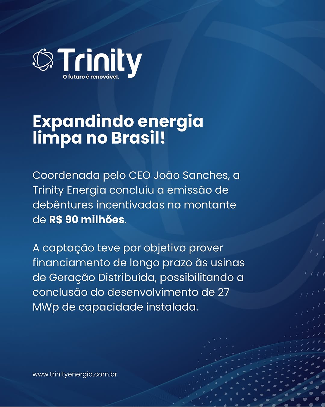 Post de TRINITY ENERGIA ( grupo raizen)