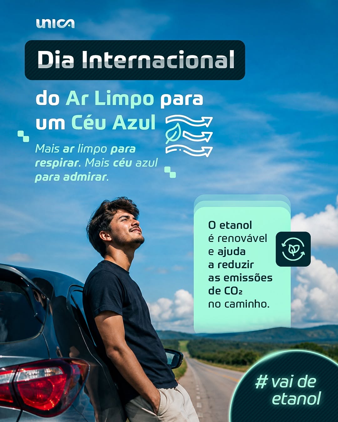 Post de Unica (união da indústria de cana-de-açúcar e bioenergia)