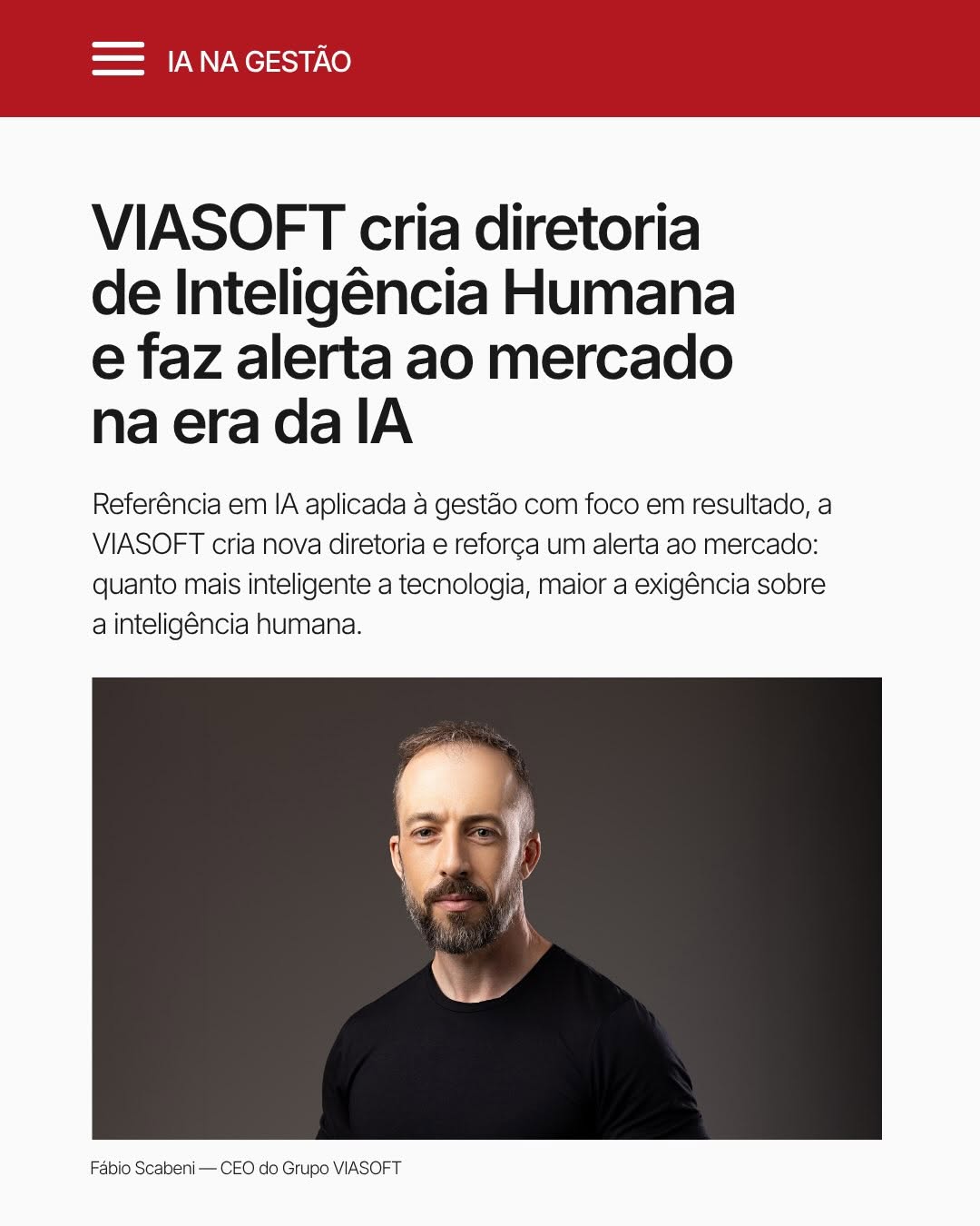 Post de Viasoft