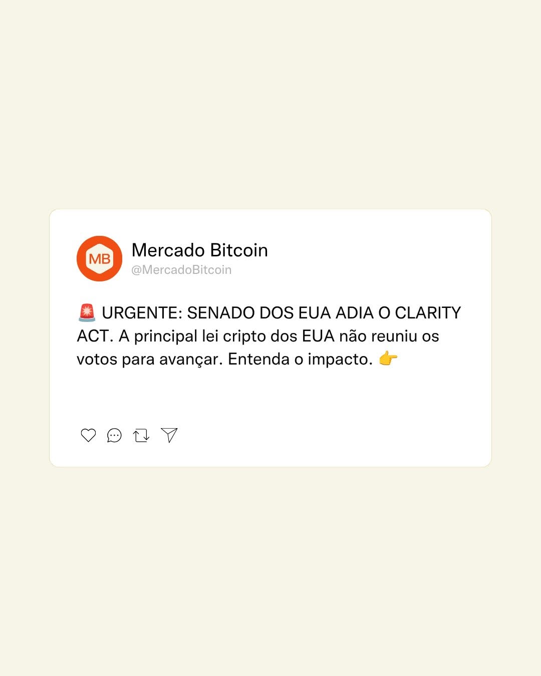 Post de Mercado Bitcoin