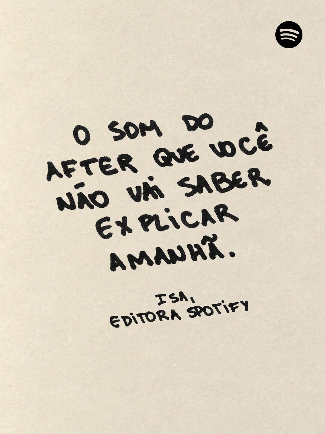 Post de Spotify Brasil