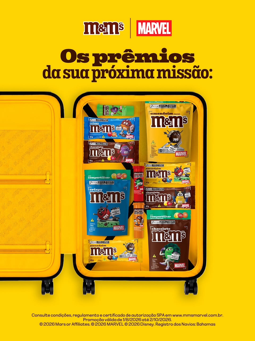 Post de M&M's Brasil