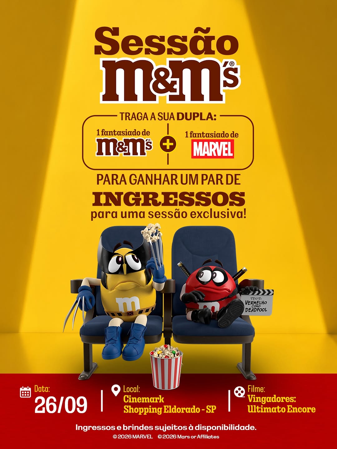 Post de M&M's Brasil